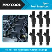 6pcs Fuel Injectors Fits For Ford Falcon AU 4.0L Jeep Cherokee Commander 3.7L (for: Ford)