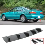 For Honda S2000 Acura Integra Carbon Look Rear Lip Bumper Diffuser 10x Shark Fin (for: Honda Civic)