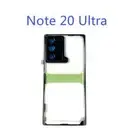 For Samsung Galaxy Note 20 Ultra 5G Transparent Battery Cover Glass Back Door