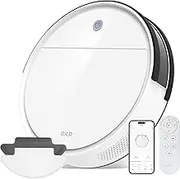 OKP K5 3-in-1 Robot Vacuum and Mop, Ultra-Thin & Quiet, 2500Pa Strong Suction, 120 Mins Runtime, WiFi/Alexa/App Control, Self-Charging, Ideal for Pet Hair, Carpets & Hard Floors, （K5 with Remote）