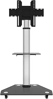 Mobile TV Cart, Rolling tv Stand, Mobile tv Stand Television Stands On Wheels, TV Riser TV Mounts, Stands & Turntables, Office Home Trolley Floor Bracket(