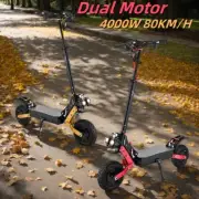 Off-Road Electric Scooter 4000W Dual Motor 80KM/H 70KM Foldable