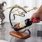 Goblet Storage Rack with 6 Hooks Stemware Rack for Home Countertop Barware