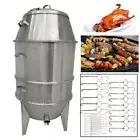 6 Sites Stainless Steel Charcoal Roast Duck Oven BBQ Roaster Roasted Chicken