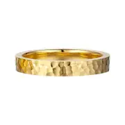 Dented look solid gold ring - size 8 – Tarnish Proof Jewellery