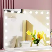 1X 80x58cm Embellir Mirror with Light Hollywood Vanity Makeup Mirrors