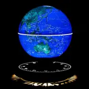 Magnetic Suspension Globe World Map Levitating Floating Globe W/ LED Light Gift