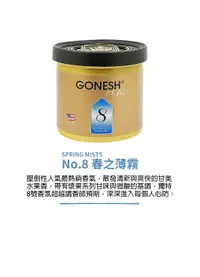 在飛比找誠品線上優惠-GONESH 清新芳香膠-No.8春之薄霧(5入組)-平行輸