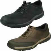 Mens Clarks Lace Up Leather Shoes Grove Edge II