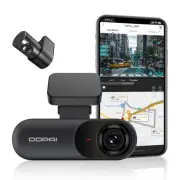 2.5K Dash Cam Front and Rear, 1600P+1080P Dual Dash Camera for Cars with APP,...