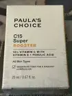 Sealed Paula's Choice C15 Super Booster 15% Vitamin C w/E +Ferulic Acid 20ml