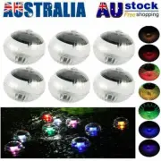Outdoor Solar LED Floating Lights Garden Pond Pool Color Changing Fountain Light
