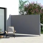 Privacy Screen, 2 x 3m Retractable Side Awning Roller Blind Sun Shade Outdoor B