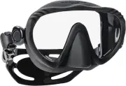 Ghost Scuba Dive Mask, Low-Volume Frameless Design W/Ultra Clear Single Lens, Si