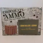 CHOCOLATE AMMO Make Your Own CANDY KIT MOLDS & TINBox Original SEALED BOX