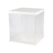 BULK 40pk Clear 6in Acrylic Cake Box (6x6x6in)