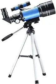 Astronomical Telescope, Astronomical Refracting Telescope with Adjustable Tripod and Rangefinder-PortableTelescope Suitable for Children and Adolescents