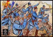 Airfix WW One French Infantry - HO reissues HAT #7002 - khaki color - mint in bo