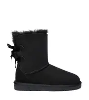 Double Baily Short Back Bow Sheepskin Women Boots dawnpink - AU Ladies 4/ AU Men 2/ EU35