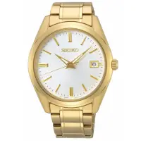 在飛比找momo購物網優惠-【SEIKO 精工】CS系列 金錶 日系簡約腕錶 SK044