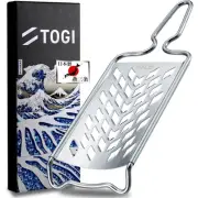 Stainless Steel Grater – Ergonomic Handheld Design with Ultra-Sharp Blades, B...