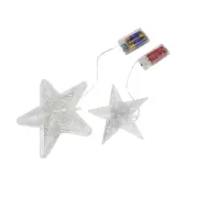 2 Pcs Christmas Treetop Light Star Lighted Topper Decoration