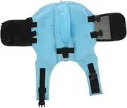 ROMISBABA Portable Dog Swim Jacket Breathable Puppy Life-Vest Fin Design Safe for Small to Large Dogs