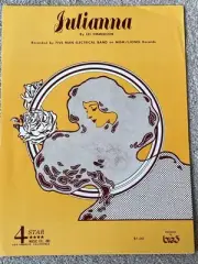 1972 JULIANNA Sheet Music by Les Emmerson FIVE MAN ELECTRICAL BAND P/V/G