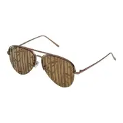 Unisex Sunglasses Furla Sfu177 59r80l Bronze
