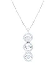 Diana M. Fine Jewelry 14K 1.00 ct. tw. Diamond Floating Pendant Necklace