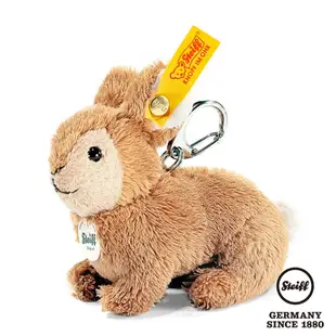 STEIFF德國金耳釦泰迪熊 - Keyring rabbit 小兔 (經典鑰匙圈/吊飾)