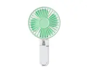 Portable Hand-Held Rechargeable Small Fan Foldable Mini Fan - Green