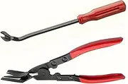 Car Headlight Repair Installation Tool Trim Clip Removal Pliers Van Door Panel Fascia Dash Interior Plastic Rivets Remover Tools(2Pcs)
