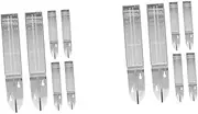 VANZACK 2sets Garden Rain Gauge Outdoor Yard Rain Gauge Precision Water Measuring Tool 6pcs*2
