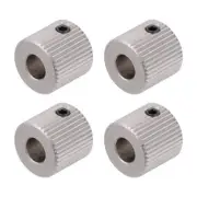 4 Pcs Extruder Wheel 5mm Bore Double Gear Extruder Extruder
