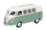 OXFORD DIECAST - VOLKSWAGEN Type 1 Samba bus turquoise blue and white - 1/76 ...
