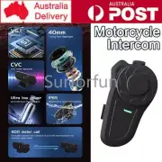 800m Motorcycle Intercom Bluetooth Helmet Headset IP65 Motorbike Interphone