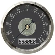 85MM GPS Speedometer 0-200km/h with Red&Yellow LED for Boat Car ATV Waterproof
