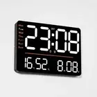 Digital Wall Clock Large Display Alarm Clock Automatic