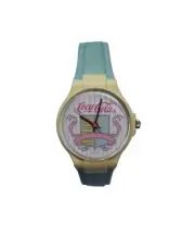 Coke Coca-Cola RARE RARE VINTAGE Quartz WATCH Women's Pink (Coat of Arms) (New!)