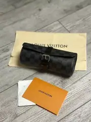 Louis Vuitton Damier Graphite Canvas 3 Watch Case