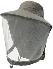 Vaveren Bees Keeping Netting Hat Face Protector Cap Multipurpose Portable Bucket Hat Cap Beekeeper Hat Veils Hat for Outdoor Sports, Green