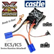 RCP RTR Castle Mamba Monster X 8S ESC with EC5/IC5 Series Harness Attached