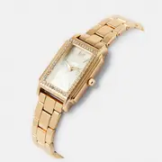 Womens Diamante Watch - Gold Tone