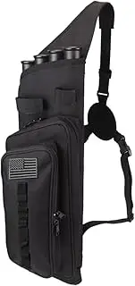 KRATARC Krayney Multi-function 4-Tubes Back Arrow Quiver Shoulder Hanged Target Shooting Archery Quiver for Arrows Takedown Bow