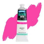 Derivan Block Printing Ink Magenta 75ml