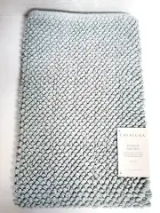 Casaluna 21"x34" Textured Bath Mat - Teal