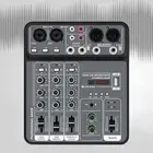 Mini Sound Mixing Console Sounds Mixer Board for Studio Karaoke Live Event