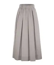 elastic waist skirt IT38 Gray