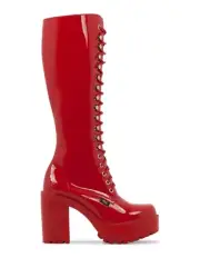 ROC Boot Lash Red Patent